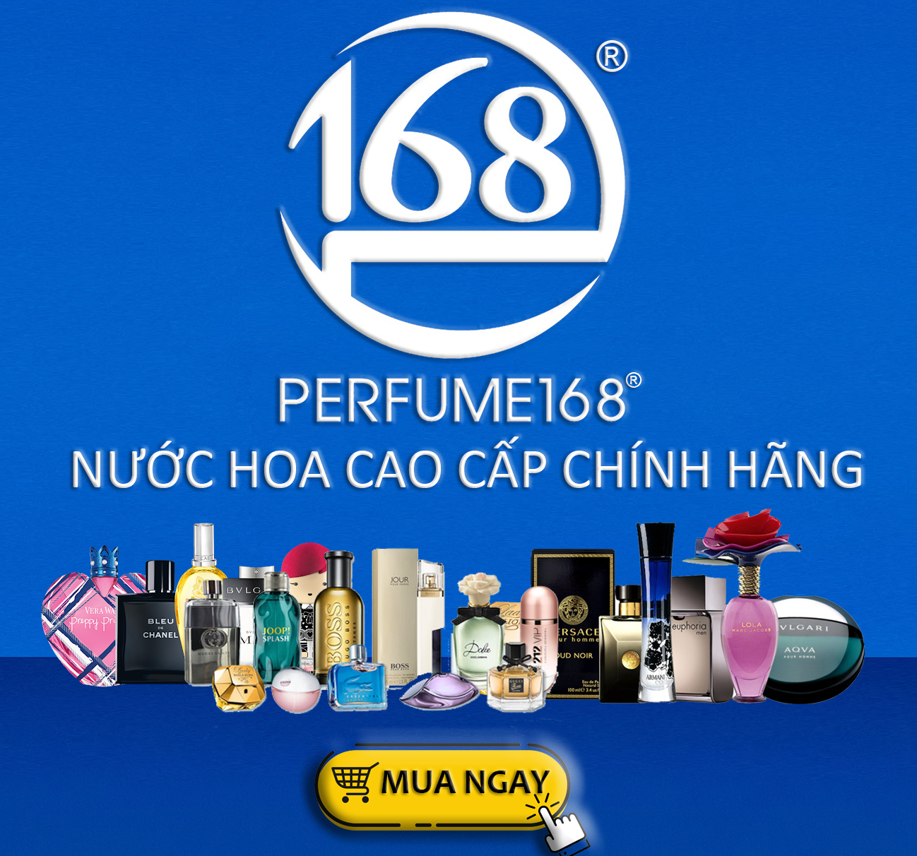 Nước hoa chính hãng 100% nhập khẩu Pháp, Mỹ…Giá tốt tại Perfume168